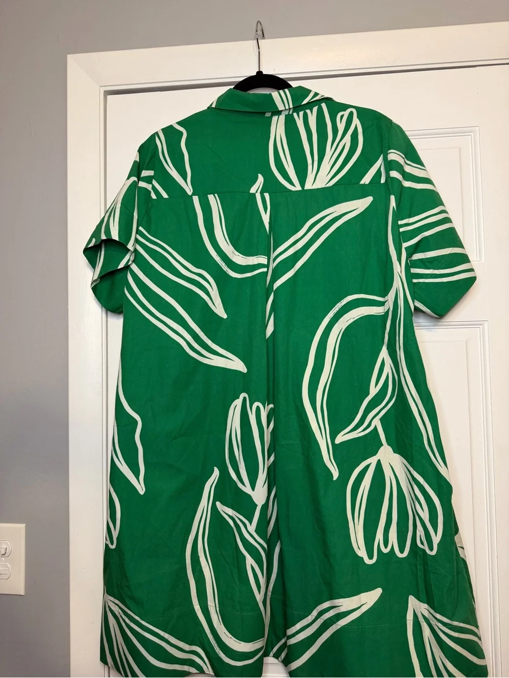 Anthropologie Pollie Short-Sleeve Swing Tunic Mini Dress - Picture 2 of 2